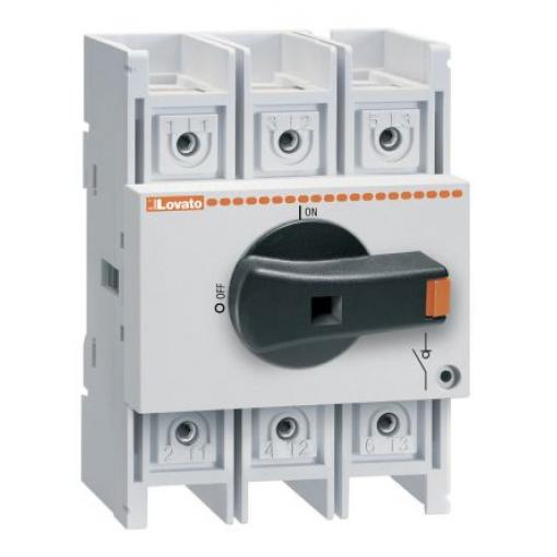 Lovato Odpínač, rozsah: GA 3pólový Panel IP20 100 A 45 kW