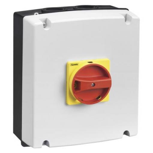 Lovato Oddělovací (hlavní) vypínač, rozsah: GAZ 3pólový Panel IP65 80 A 45 kW