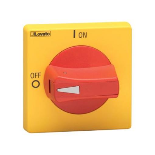 Otočná klika Červená, Žlutá, řada: GA 1 zámky, pro použití s: GA016 C až GA040 C, GA063 SA, GA-A, GA-D, délka: 69.3 mm