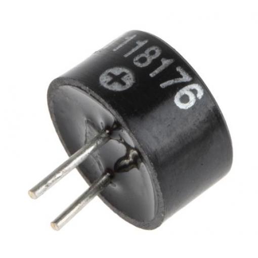 Součást magnetického bzučáku 3 V dc 2 V dc 75 dB, Montáž na plošný spoj Nepřetržitý tón 5 mm Interní RS PRO