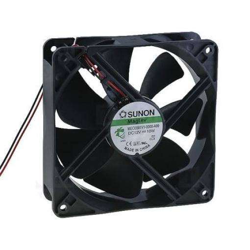 Sunon Axiální ventilátor, řada: ME, průtok vzduchu: 234.5 m³/h 10 W 12 V dc 833 mA IP0 120 mm 120 mm 38 mm