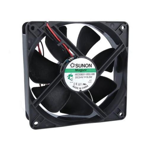 Sunon Axiální ventilátor, řada: ME, průtok vzduchu: 234.5 m³/h 9.2 W 24 V dc 383 mA 120 mm 120 mm 38 mm