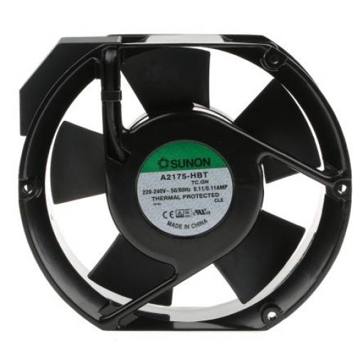 Sunon Axiální ventilátor, řada: A2175, průtok vzduchu: 344.9 m³/h 26 W 230V ac 110 mA 151 mm 171.5mm 51 mm