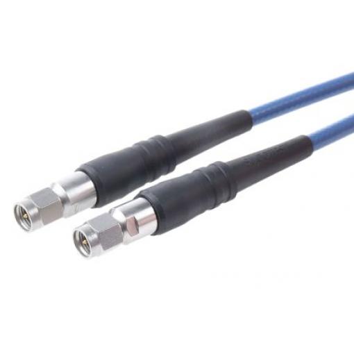 Koaxiální kabel, řada: SUCOTEST, Modrá Fluorovaný ethylenpropylen, A: SMA, B: SMA 1.829 m Huber+Suhner