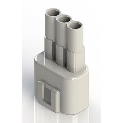 EDAC Konektor vodič-vodič, řada: 572, formát pólů: 3, Kabel Krimpovací, 300V 10A, 105 °C, -40 °C