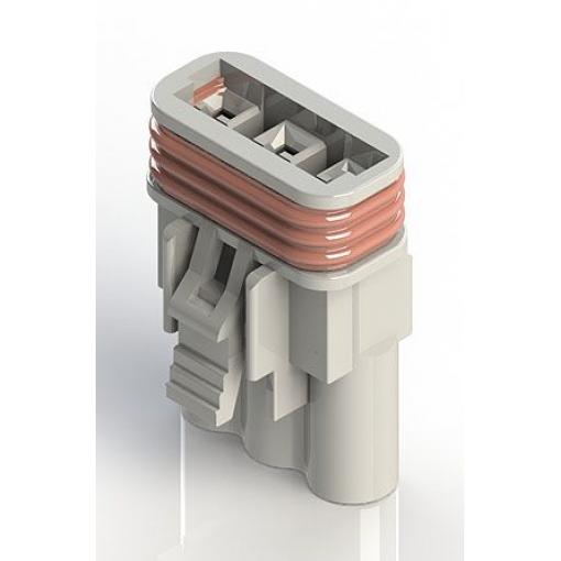 EDAC Konektor vodič-vodič, řada: 572, formát pólů: 3, Kabel Krimpovací, 300V 10A, 105 °C, -40 °C