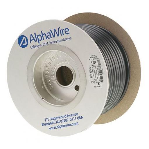 Kabelový návlek Polyvinylchlorid Černá Alpha Wire 4.52 mm 30m, řada: FIT Wire Management