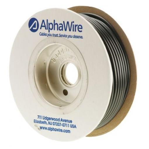 Kabelový návlek Polyvinylchlorid Černá Alpha Wire 3.58 mm 30m, řada: FIT Wire Management