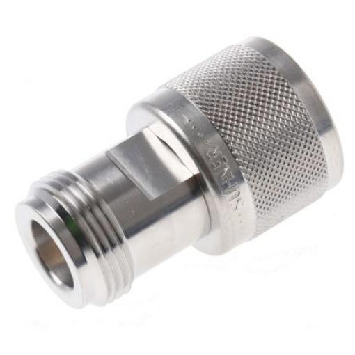 Huber+Suhner Adaptér RF, orientace těla: Rovný, 50 Ω, 11GHz Vnější, typ kabelu: Koaxiální Vnitřní, obklad těla: Bílý
