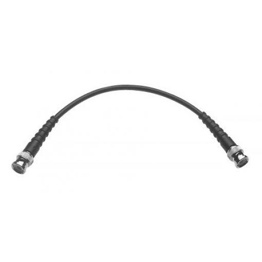 Koaxiální kabel, řada: BNC RG58, Černá Polyvinylchlorid, vnější průměr: 14.6 mm OD 250 mm 50 Ω Telegartner S koncovkou