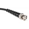 Koaxiální kabel, řada: BNC RG58C/U, Černá Polyvinylchlorid, vnější průměr: 14.6 mm OD 50 Ω Telegartner S koncovkou