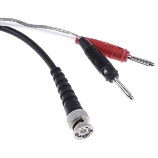 Telegartner Zkušební vodič BNC, Černá, Červená, délka kabelů: 1 m, Polyvinylchlorid