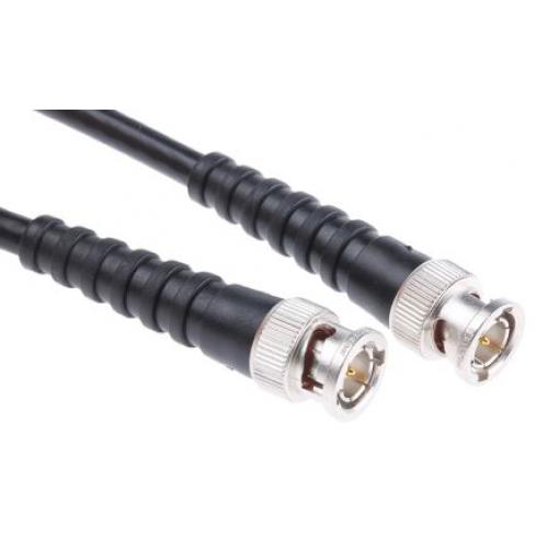 Koaxiální kabel, řada: BNC RG59, Černá Polyvinylchlorid, vnější průměr: 14.6 mm OD 3 m 75 Ω Telegartner S koncovkou