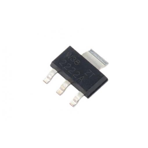 Nexperia Tranzistor PZT2222A,115 600 mA NPN 40 V, SOT-223, počet kolíků: 4 kolíkový Jednoduchý