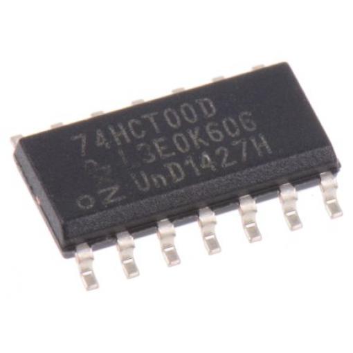 Nexperia Logický obvod 74HCT00D,652 4 NAND HCT 4 mA, počet kolíků: 14 kolíkový, SOIC 2