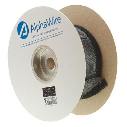 Kabelová spirálová bužírka Polybutylentereftalát Černá 60.325 mm 60.325 mm 12.7 mm Alpha Wire, řada: FIT Wire Management