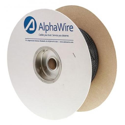 Kabelová spirálová bužírka Polybutylentereftalát Černá 60.325 mm 60.325 mm 12.7 mm Alpha Wire, řada: FIT Wire Management