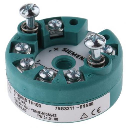 Siemens Teplotní čidlo, řada: SITRANS TH100, typ vstupní: PT100 85 °C 36V dc -40 °C -200 °C 850 °C