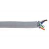 RS PRO Cat6a Ethernetové kabely, Šedá, Polyvinylchlorid, A: Pevný, B: Pevný 100 m, typ pláště: Stíněné