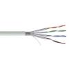 RS PRO Cat7 Ethernetové kabely, Šedá, Polyvinylchlorid 100 m, typ pláště: S/FTP