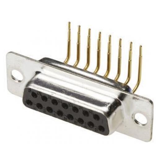 ASSMANN WSW Konektor D-Sub, řada: A-DF, počet kontaktů: 9, orientace těla: Pravý úhel 2.77 mm, Průchozí otvor Vnitřní,