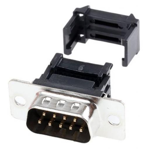 ASSMANN WSW Konektor IDC, řada: AD Vnější, rozteč: 2.54 mm, počet kontaktů: 9, počet řad: 2, Kabel, IDC, orientace těla: