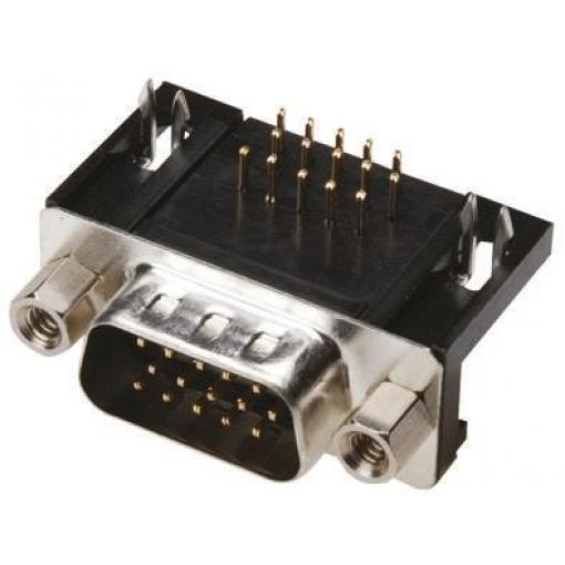 ASSMANN WSW Konektor D-Sub, řada: A-HDS, počet kontaktů: 44, orientace těla: Pravý úhel 2.29 mm, Průchozí otvor Vnější,