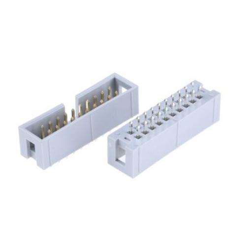 ASSMANN WSW Konektor PCB, řada: AWHW, Vodič-deska, počet kontaktů: 20, počet řad: 2, rozteč: 2.54 mm, orientace těla: