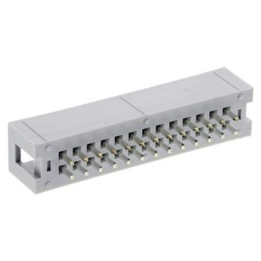 ASSMANN WSW Konektor IDC, řada: AWHW Vnější, rozteč: 2.54 mm, počet kontaktů: 26, počet řad: 2, Průchozí otvor, Pájecí,
