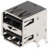 ASSMANN WSW Konektor USB, řada: A-USB Vnitřní, počet portů: 2portový, orientace těla: Pravý úhel USB typu A, 30 V,
