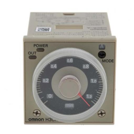 Omron Časovací relé, řada: H3CR Lišta DIN DPDT 2kontaktové 125 V dc 24 to 48 V ac Multifunkční funkce 11 kolíků 0.05 s