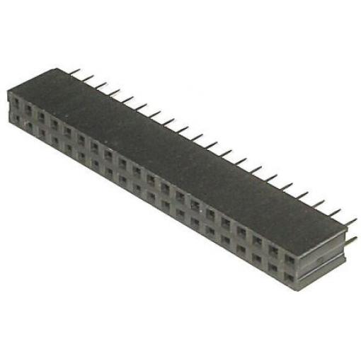 Patice PCB, řada: A-BL254, orientace těla: Rovný, rozteč: 2.54 mm, počet kontaktů: 20, počet řad: 2, Průchozí otvor
