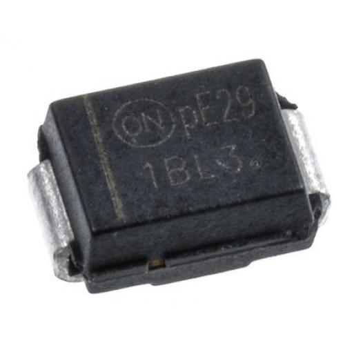 onsemi, standard: AEC-Q101 Dioda MBRS130LT3G Schottkyho dioda 2 A 30 V, DO-214AA, počet kolíků: 2 kolíkový