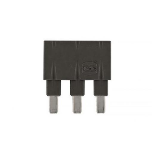 HARTING Propojka, Zásuvná propojka, řada: Han ES Press, Vnější, formát pólů: 3 2.08 mm², počet kontaktů: 3, 0.5 mm² -,