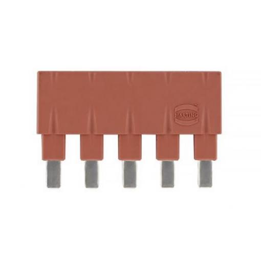 HARTING Propojka, Zásuvná propojka, řada: Han ES Press, Vnější, formát pólů: 5 2.08 mm², počet kontaktů: 5, 0.5 mm² -,