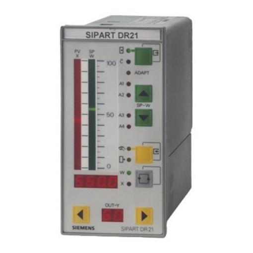 Siemens PID regulátor teploty, řada: SIPART DR21, 50 °C, 0 °C 4, počet výstupů: 5, výstup: Analogové, Digitální 230V ac,