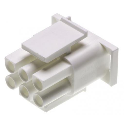 TE Connectivity Ochranný kryt konektoru, řada: Universal MATE-N-LOK Vnější, rozteč: 6.35 mm, počet kontaktů: 6, počet