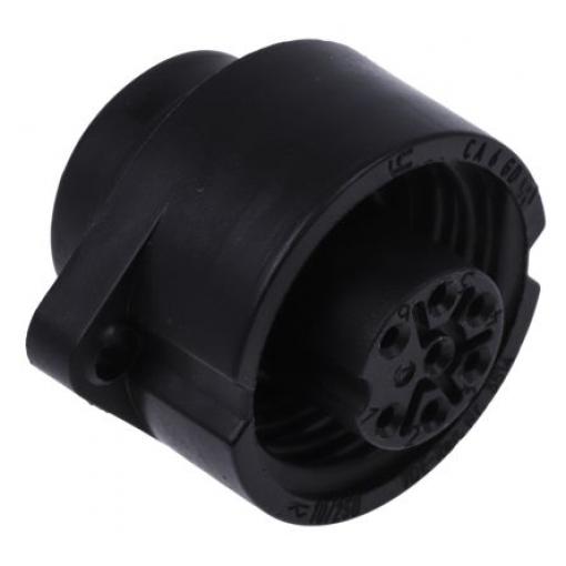 Kulatý konektor, počet kontaktů: 6, Montáž na přírubu, velikost: 21.8 mm Hirschmann, pohlaví kontaktu: Vnitřní,