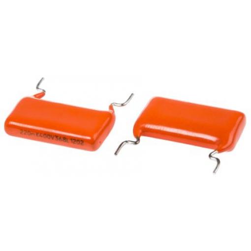 Vrstvové kondenzátory, řada: MKT368, Průchozí otvor 220 nF 220 V ac 400 V dc Vishay 0.8 mm