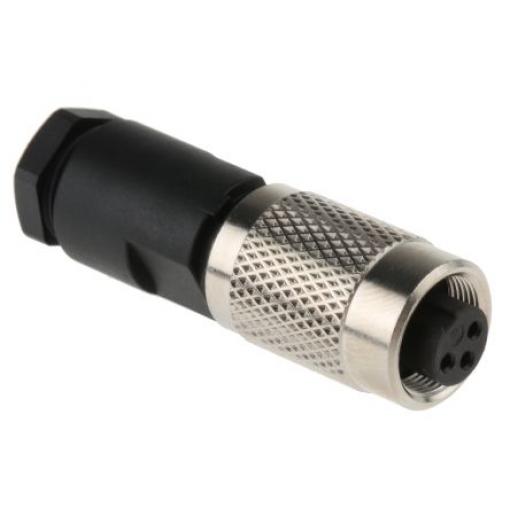 Kulatý konektor, počet kontaktů: 3, Kabel, velikost: M9 binder, pohlaví kontaktu: Vnitřní, orientace těla: Rovný