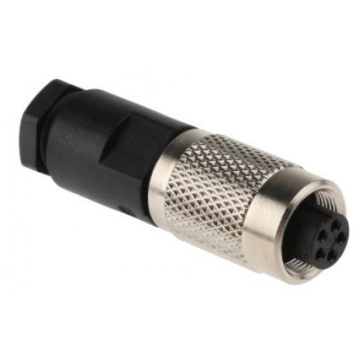 Kulatý konektor, počet kontaktů: 5, Kabel, velikost: M9 binder, pohlaví kontaktu: Vnitřní, orientace těla: Rovný