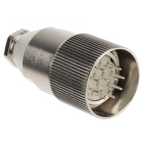 Kulatý konektor, počet kontaktů: 12, Montáž do panelu, velikost: 23 mm Lapp, pohlaví kontaktu: Vnější, orientace těla: