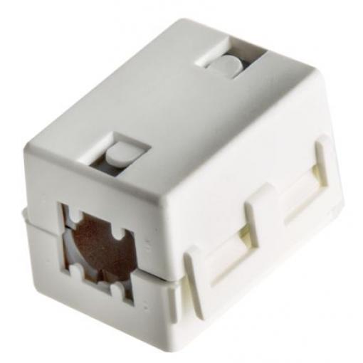 Feritové pouzdro, řada: EMV Otvíratelný 32 mm pro Odrušení EMI 23.5 mm 120 Ω 24.5 mm 95 Ω 1 vývody o průměru 10 mm