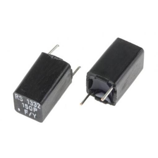 Vrstvové kondenzátory, řada: EXFS 150 pF, Průchozí otvor 0.6 mm RS PRO
