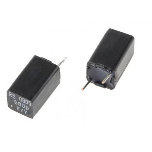 Vrstvové kondenzátory, řada: EXFS 680 pF, Průchozí otvor 0.6 mm RS PRO