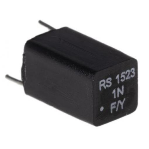 Vrstvové kondenzátory, řada: EXFS 1 nF, Průchozí otvor 0.6 mm RS PRO