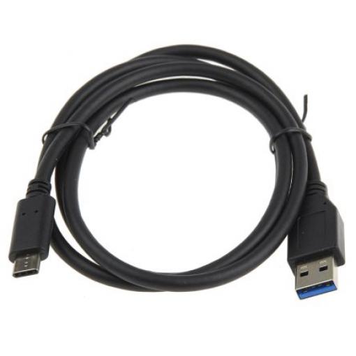 RS PRO Kabel USB Vnější, A: USB typu A, 1 m Vnější, Černá, B: USB typu C