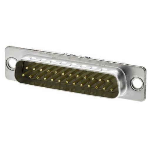 HARTING Konektor D-Sub, řada: D-Sub Standard, počet kontaktů: 25, orientace těla: Rovný 2.76 mm, Průchozí otvor Vnější,