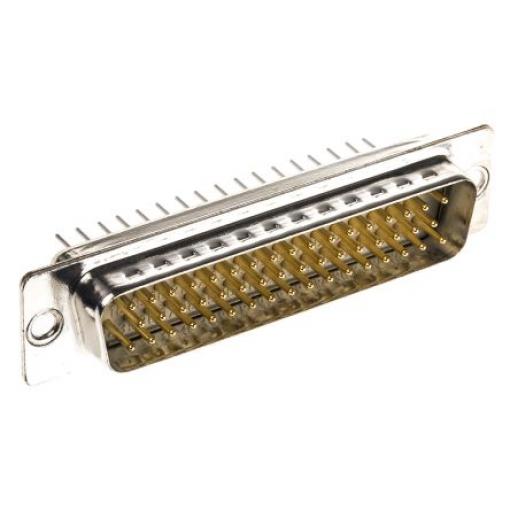 HARTING Konektor D-Sub, řada: D-Sub, počet kontaktů: 50, orientace těla: Rovný, Montáž do panelu Vnější, Standardní, 1