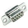 HARTING Konektor D-Sub, řada: D-Sub, počet kontaktů: 9, orientace těla: Rovný 2.74 mm, Průchozí otvor Vnitřní,